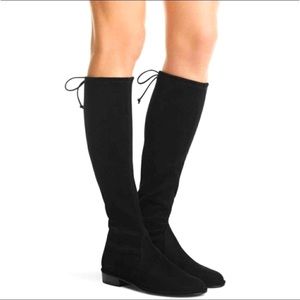 Stuart Weitzman - Size 10
Kneezie Suede Knee-High Boots in Black